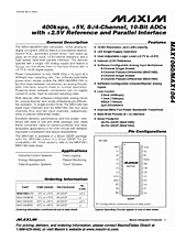 DataSheet MAX1064A pdf